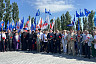 В парке Победы Саратова под гимн подняли флаг России
